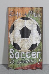 Schild 'Soccer'