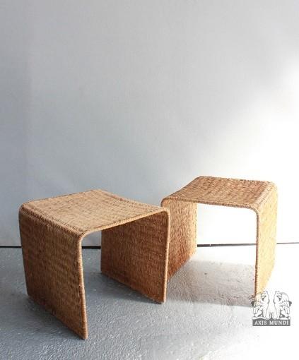 Hocker, Rattan