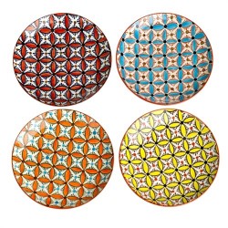 Plates Colour Hippy - Teller Set 1