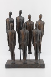 Skulptur Sieben Personen