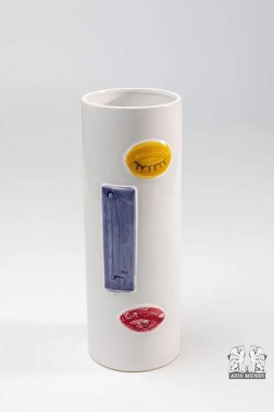 VASE ART FACE COLORE