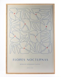 Wandbild "Flores Nocturnas 01"