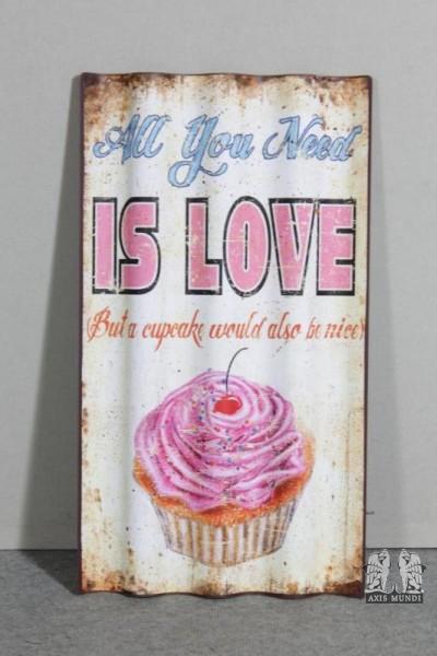 Schild 'All You Need Is Love'