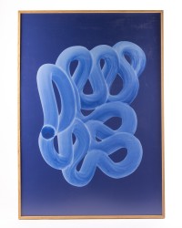 Wandbild "Blue Brush"