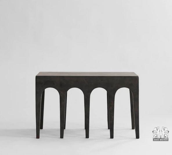 Bow Bench - Coffee