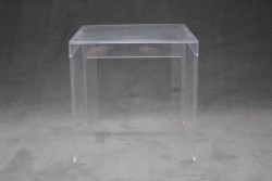 Beistelltisch - Plexi Quadrat