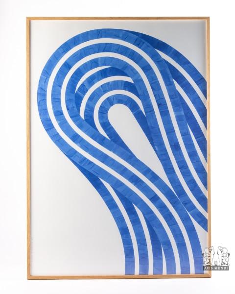 Wandbild "Entropy Blue 02"