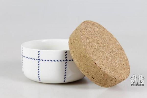 Zuckerdose mit Korkdeckel