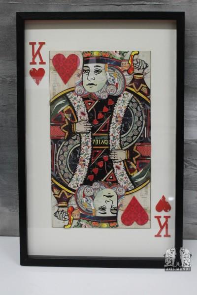 Wandbild „Skat Karte KÖNIG“