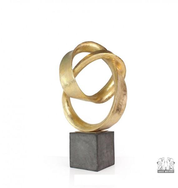 Skulptur Goldringe