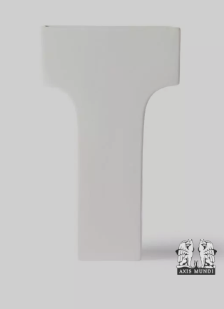Vase 'Roman Arch', weiß