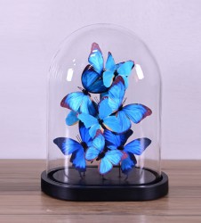 Deko Glocke "Schmetterlinge" Small