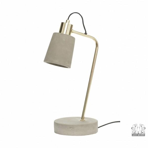 Tischlampe, Beton