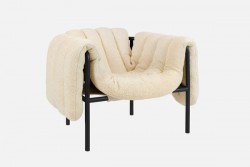 Puffy Lounge Chair Eggshell