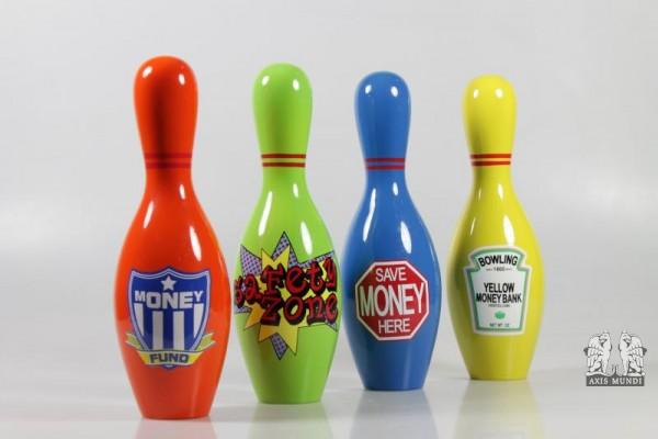 Spardosen "Bowling" (4-Set)