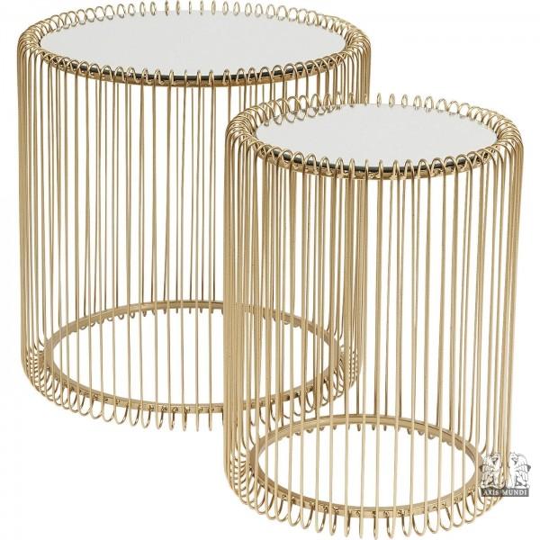 Wire Beistelltisch Set