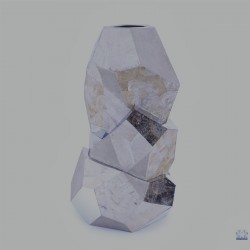 Vase 'Shell Resinmetal'