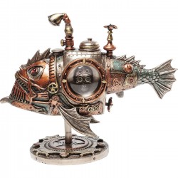 Deko Fisch Steampunk